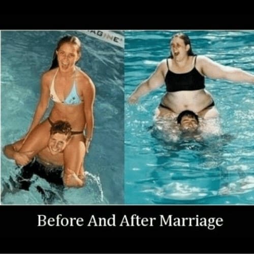 woman Before and after marriage
